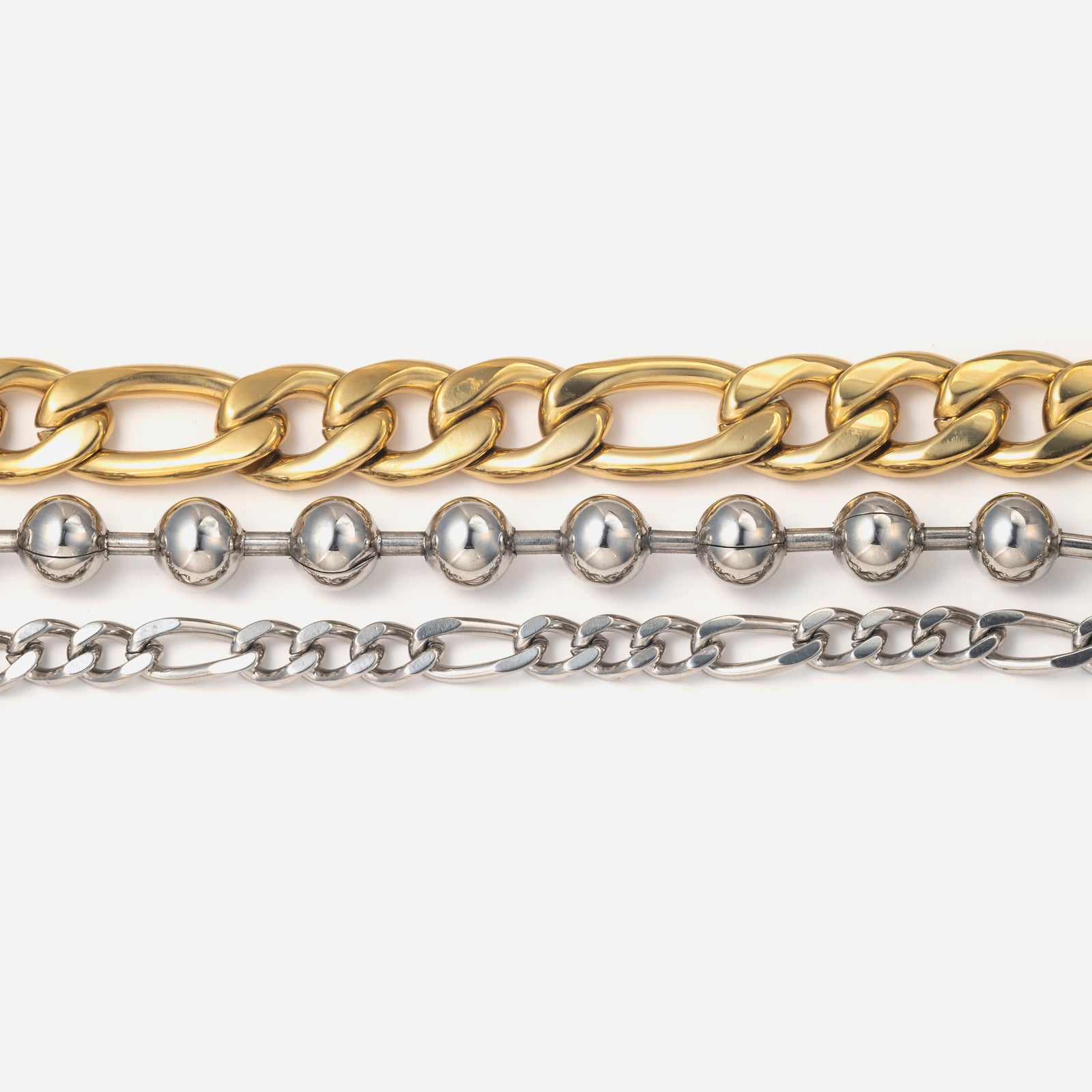 B83 stainless - O-carabiner chain bracelet - gold – VAYA CON