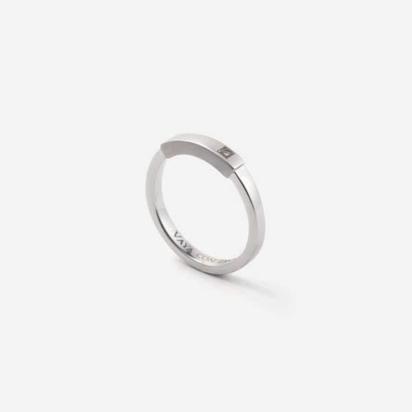R118 stainless – design ring - silver