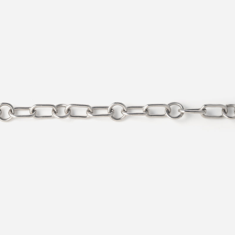 P126 stainless – various chain necklace - silver