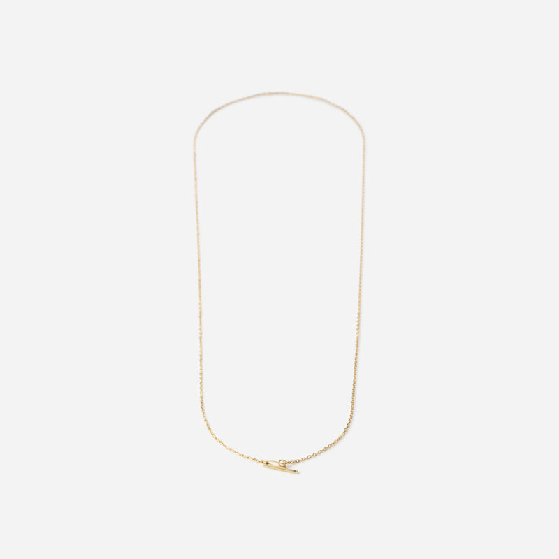 P127 stainless – thin chain necklace - gold