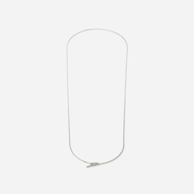 P127 stainless – thin chain necklace - silver