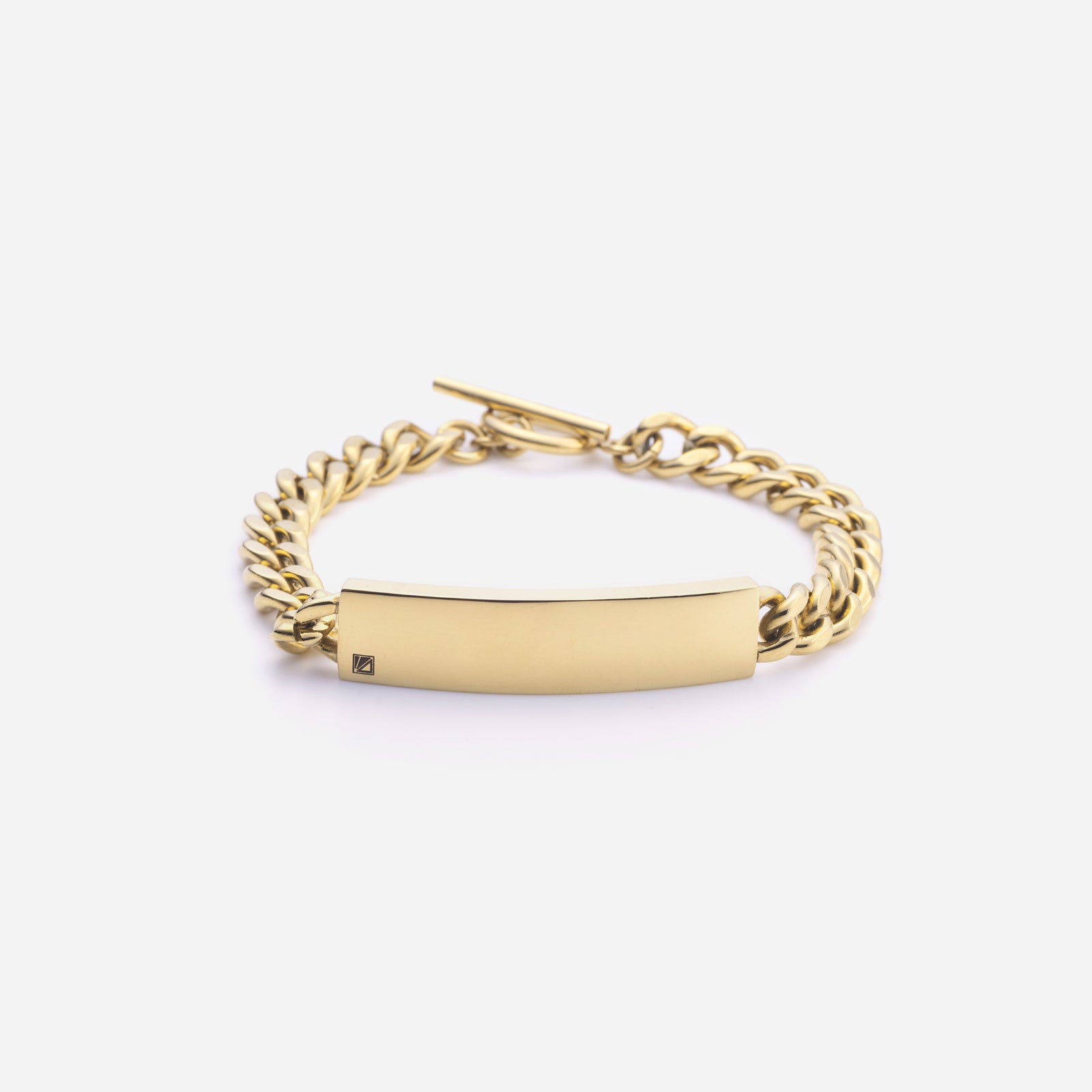 B77 stainless - plate chain bracelet - gold – VAYA CON DIOS