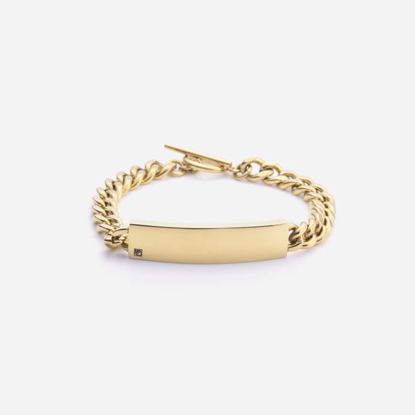 B77 stainless - plate chain bracelet - gold