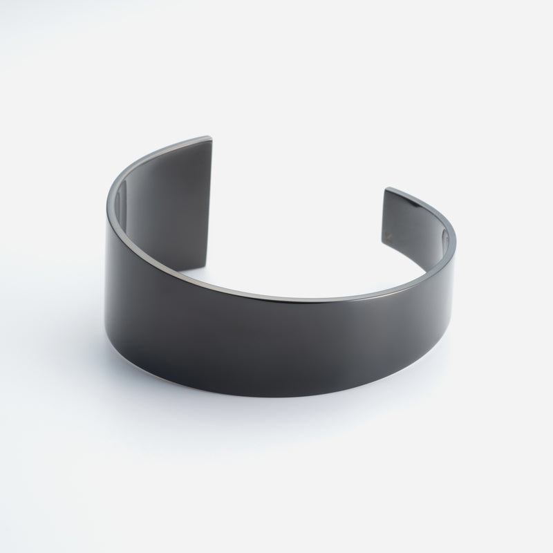 B79 stainless - Plate bracelet - black