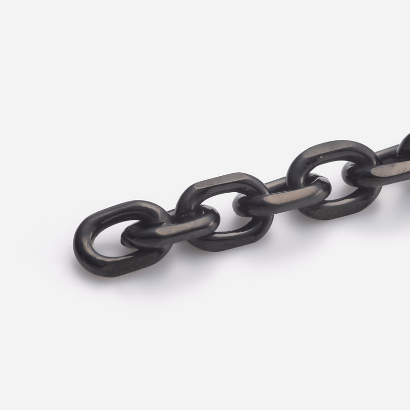 E161 stainless – chain drop pierce（pair）- black