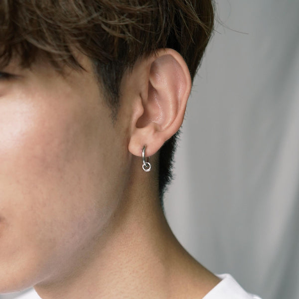 E155 stainless - Torus pierce（pair）- silver – VAYA CON DIOS