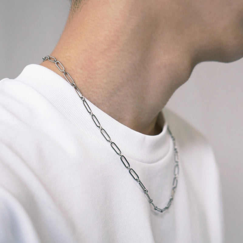 P120 stainless -  chain necklace - gold