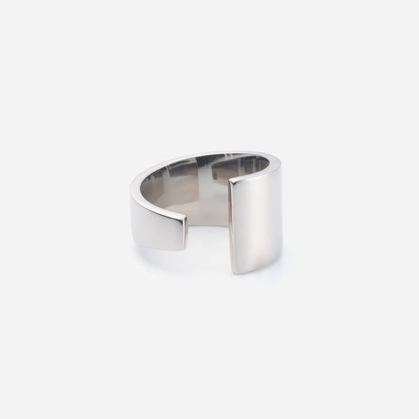 R113 stainless – plate ring - silver