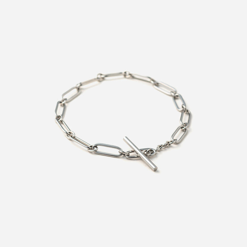 B69 stainless - chain bracelet - silver