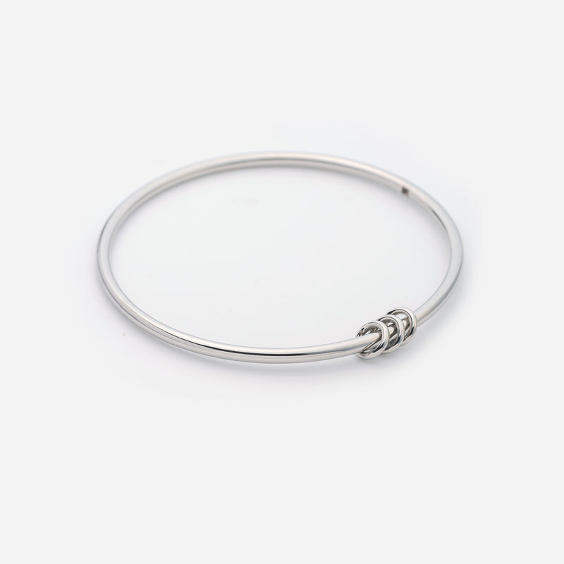 B73 stainless - Torus bracelet - silver