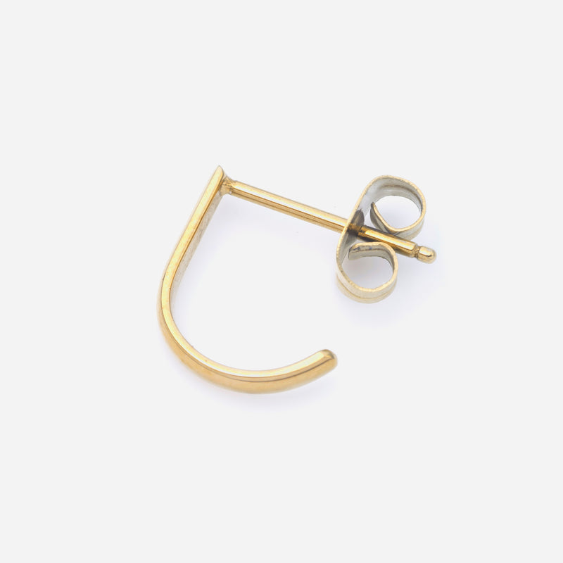 E150 stainless - Hook pierce（pair）- gold