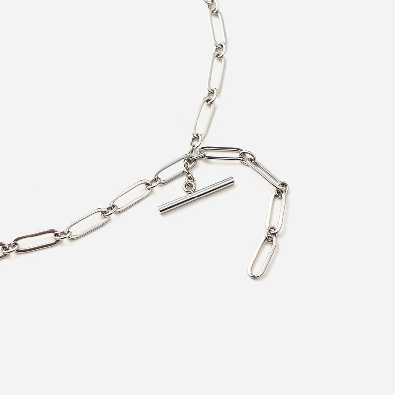P120 stainless - chain necklace - silver