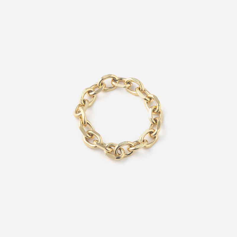R102 stainless - chain ring - gold