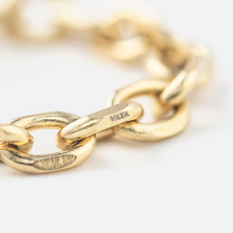R102 stainless - chain ring - gold