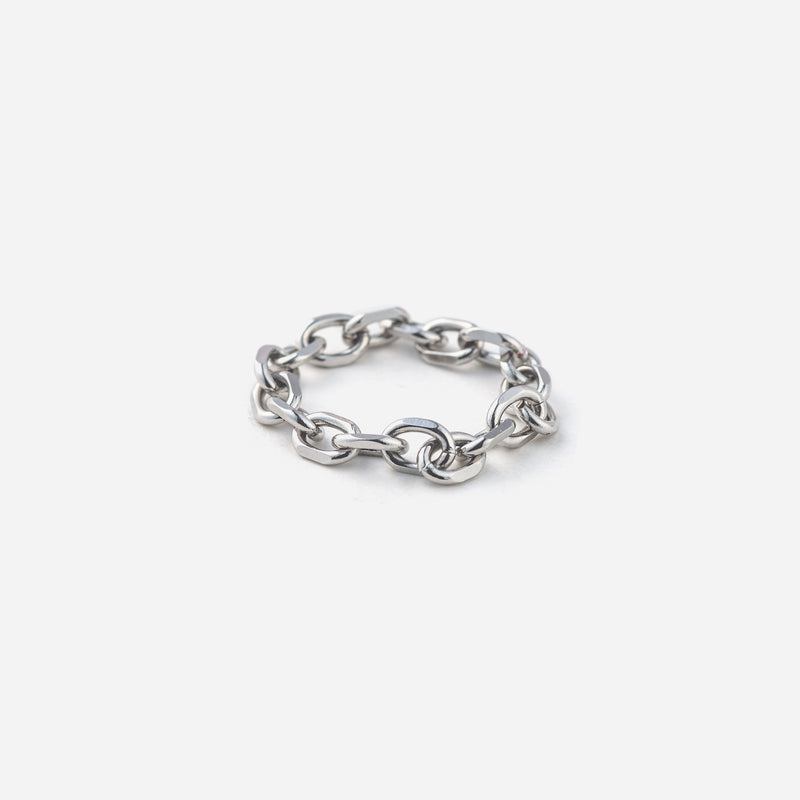 R102 stainless - chain ring - silver