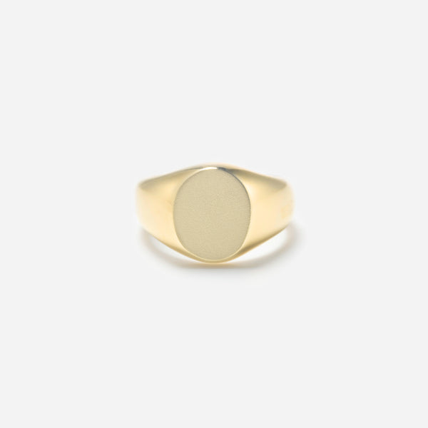 R105 stainless - Sirius mat ring - gold