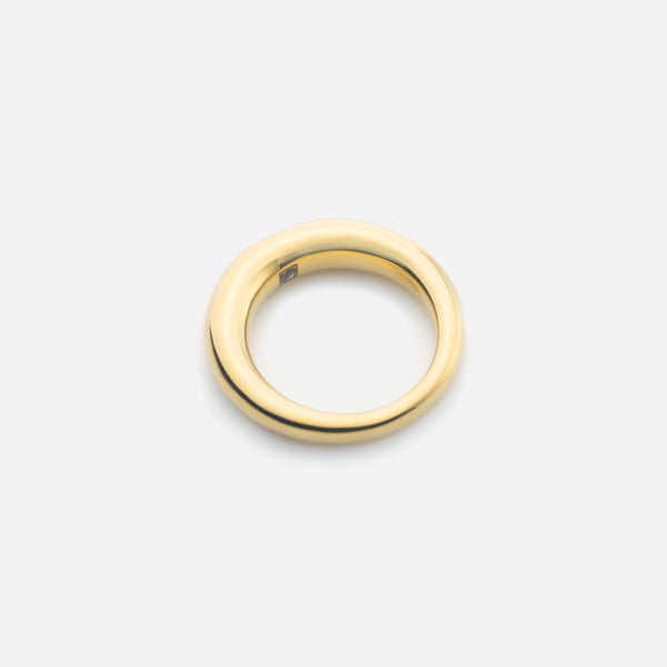 R106 stainless - Adams ring - gold