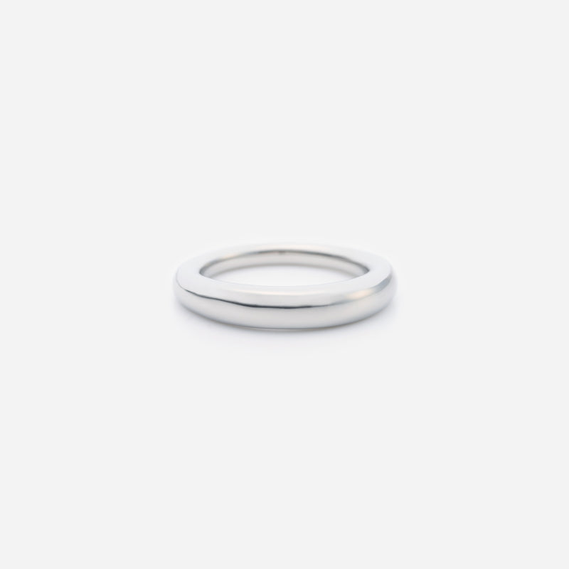 R106 stainless - Adams ring- silver