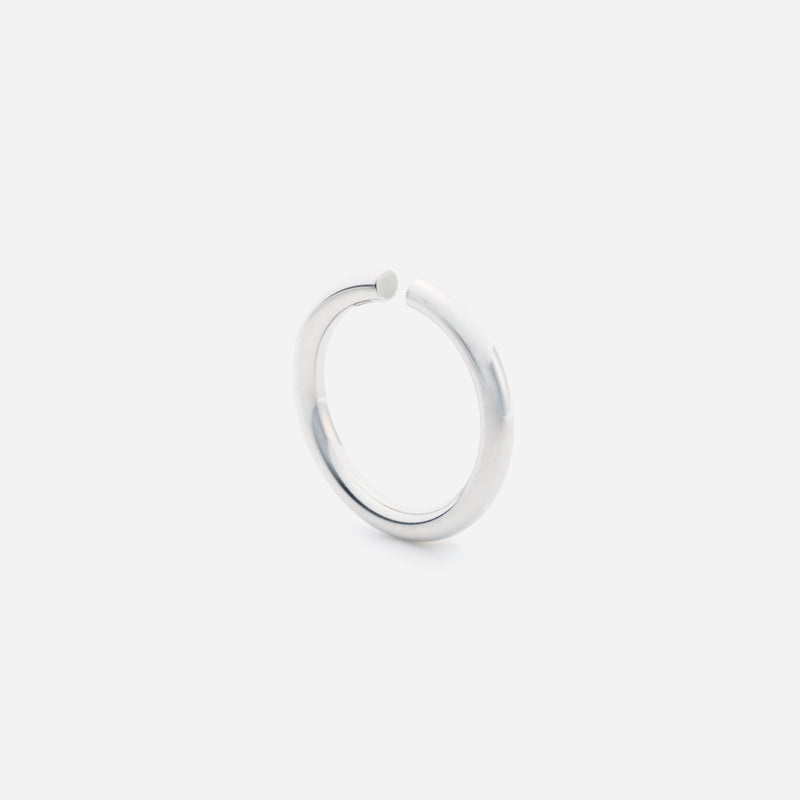 R107 stainless - Cassini ring - silver