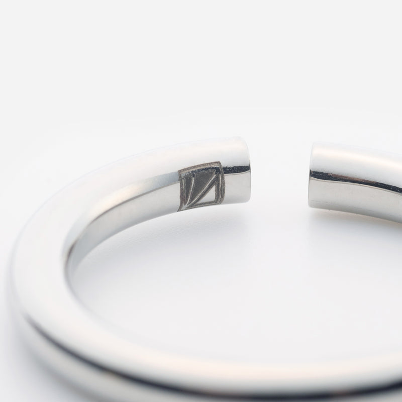 R107 stainless - Cassini ring - silver