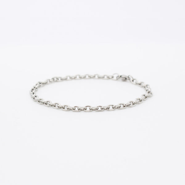 B50 stainless - chain bracelet - silver
