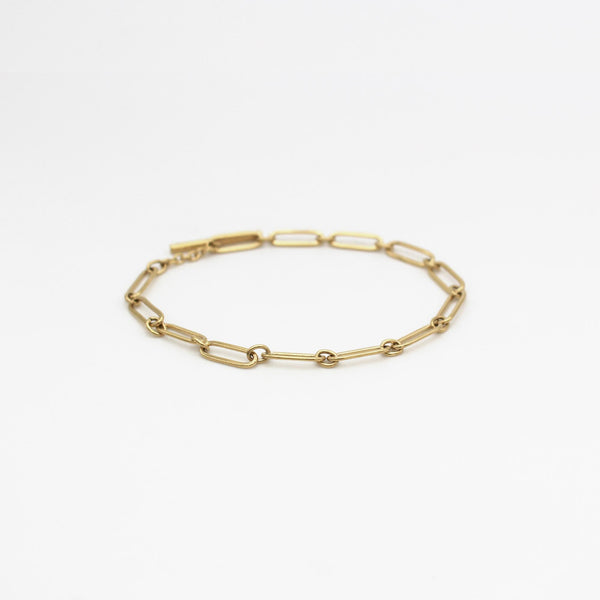B69 stainless - chain bracelet - gold