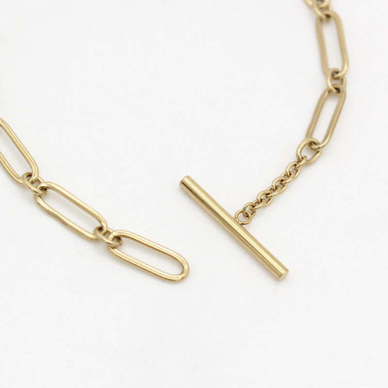 B69 stainless - chain bracelet - gold