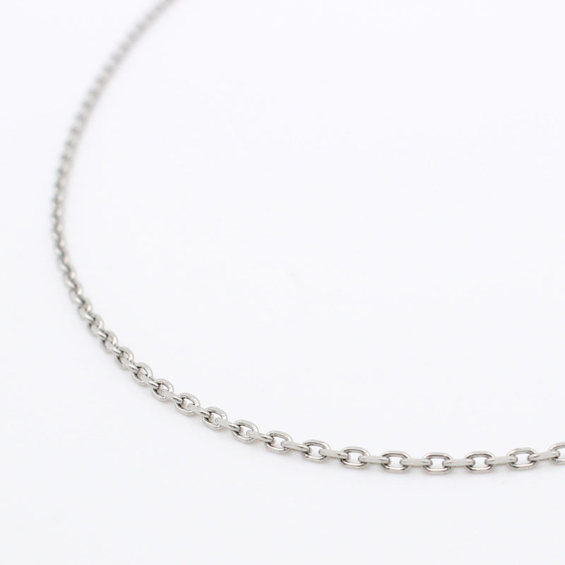 P107 stainless - chain necklace - silver