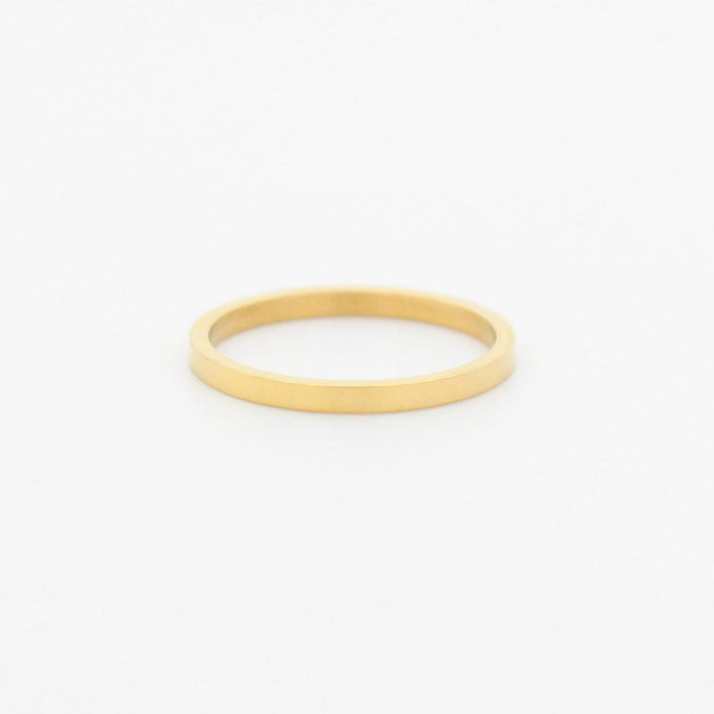 R93 stainless - slim ring - gold